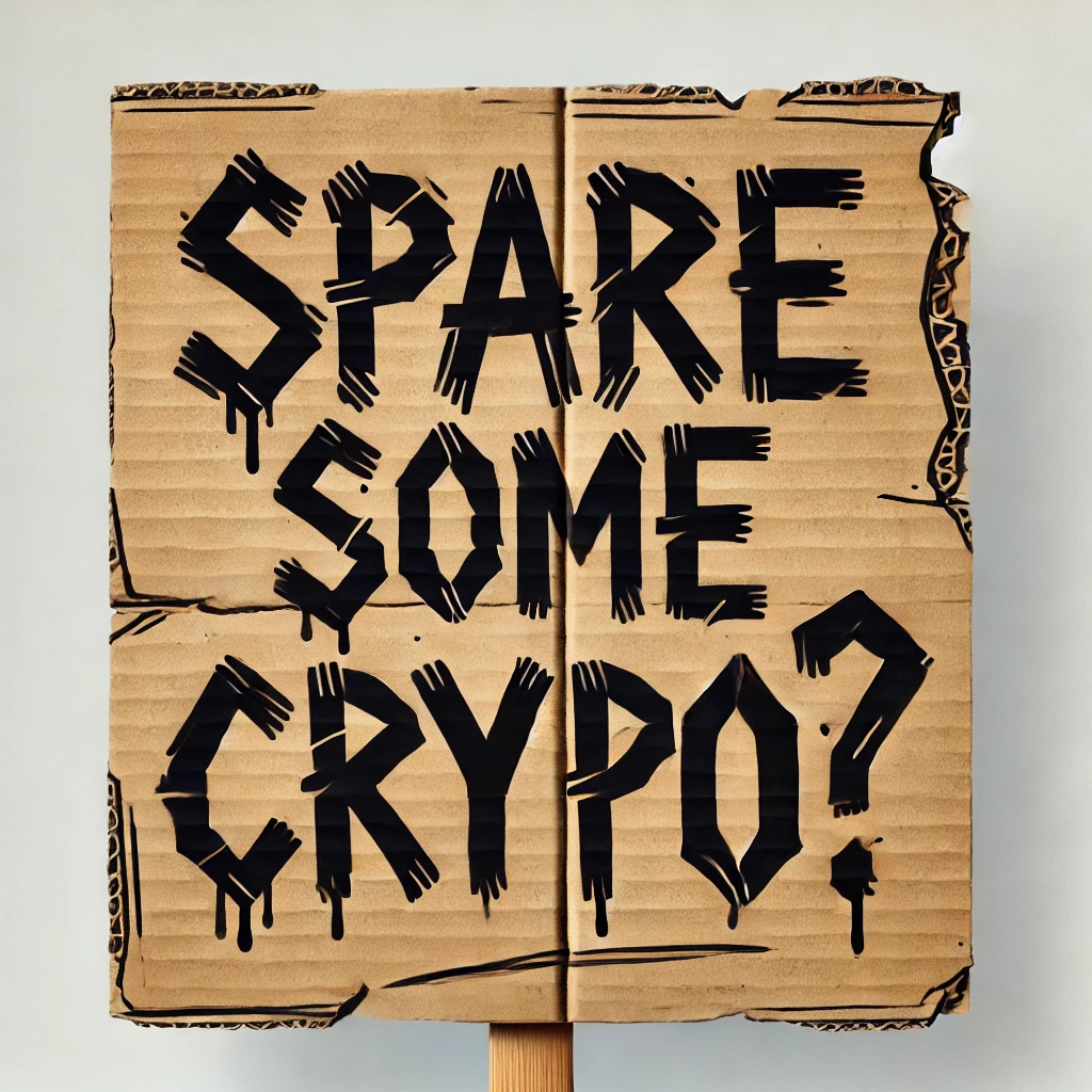 Spare some crypto?